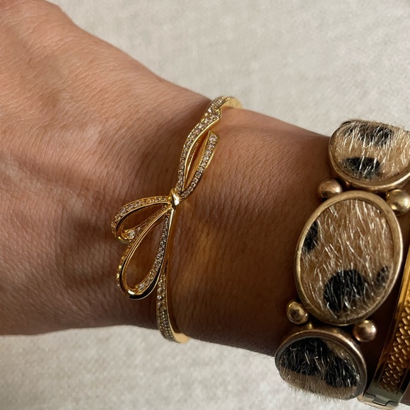 Kate Spade Gold Bow Bangle - Picture 3 of 4